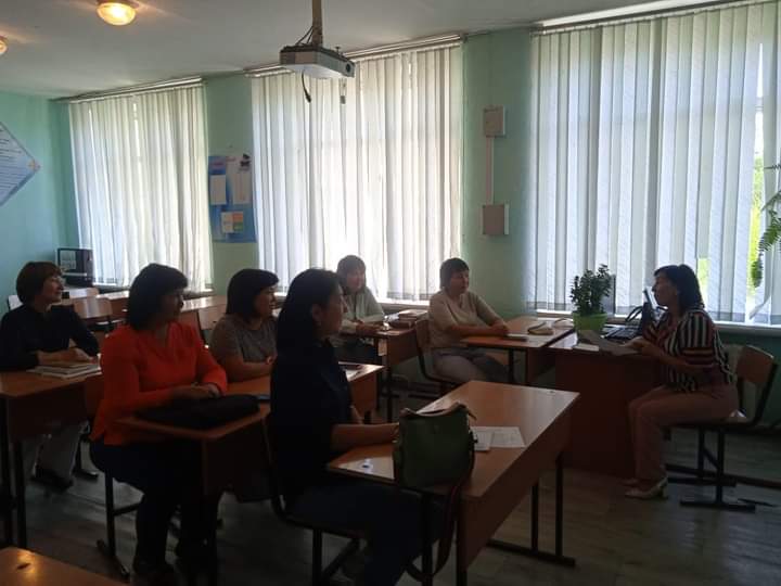 Әдістемелік бірлестік жетекшілерімен өткізілген отырысы
